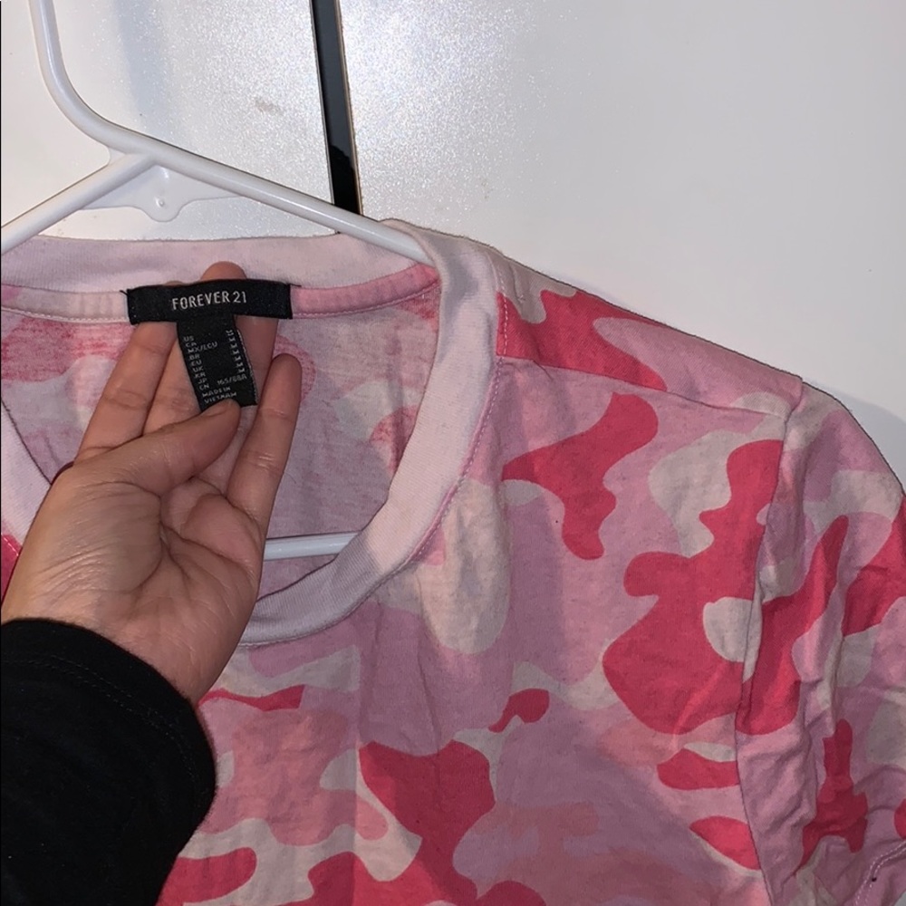 Pink Camo Forever 21 Tee